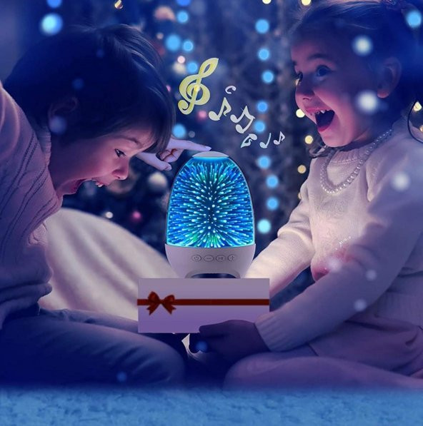 Mobitell Renkli Dokunmatik Gece Lambası ve Bluetooth Hoparlör - 5