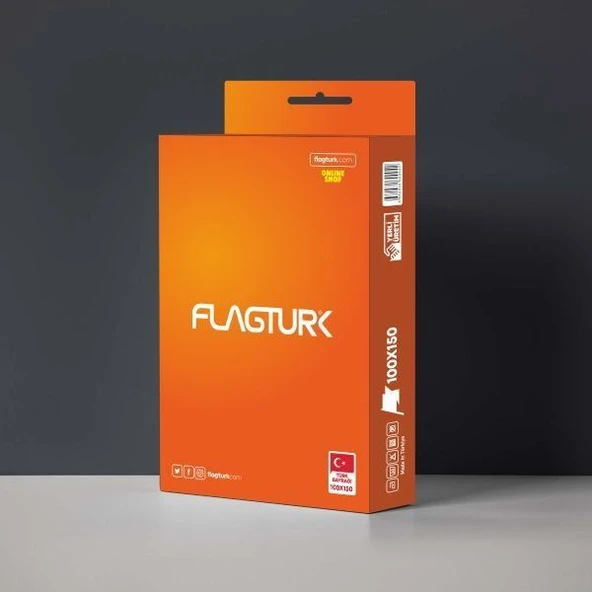 Türk Bayrağı 100x150 cm Alpaka Kumaş-5 Adet - Resim 4