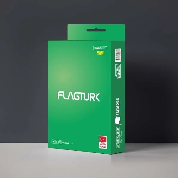 Türk Bayrağı 150x225 cm Alpaka Kumaş-10 Adet - Resim 4