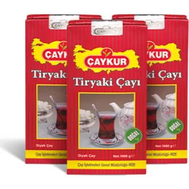 Çaykur Tiryaki Çay 1 Kg 3 Adet - 3