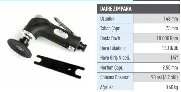 Osaka Opt-P 716 A Havalı Daire Zımpara - 2