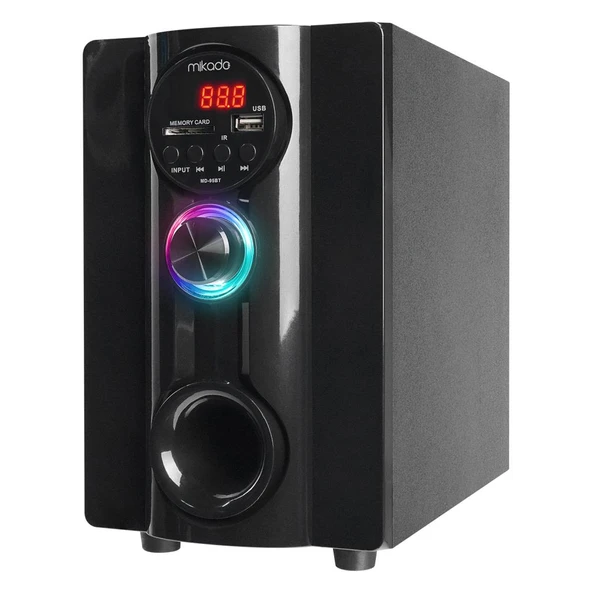 Mikado MD-95BT 2+1 20W Siyah Multimedya FM/BT/SD/USB Speaker Hoparlör - 3