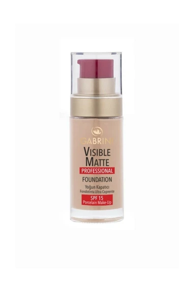 Gabrini Visible Matte Fondöten Yoğun Kapatıcı 03 - SPF 15