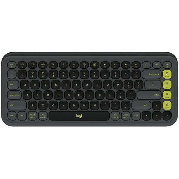 LOGITECH Pop Icon Bluetooth Klavye & Mouse Seti Grafit Siyah (Türkçe Tuş Dizimi) 920-013075 - 2