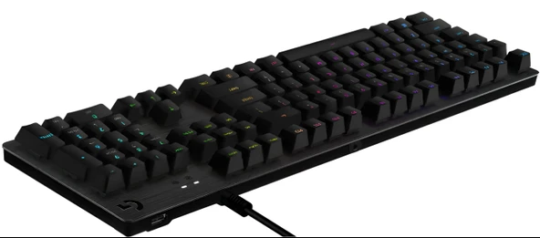 Logitech G G512 Carbon LIGHTSYNC RGB GX Brown Mekanik Oyun Klavyesi - Siyah - 4