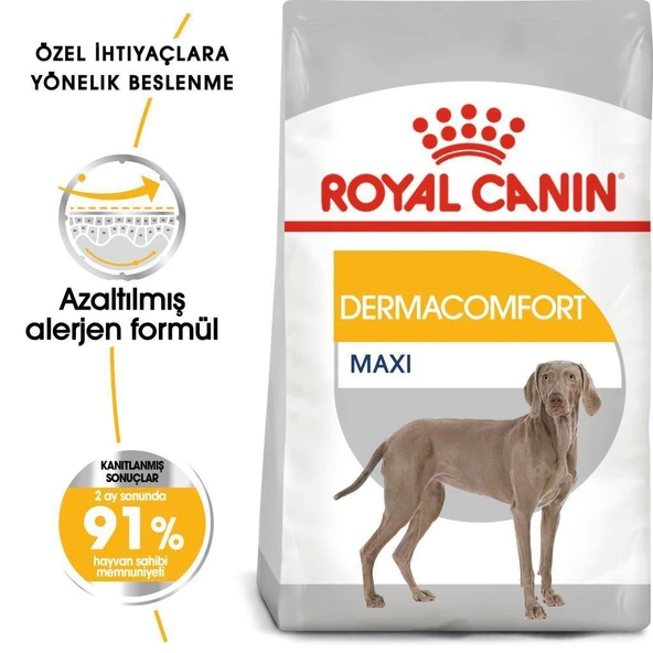 Royal Canin Maxi Dermacomfort Yetişkin Köpek Maması 12 Kg - Resim 2