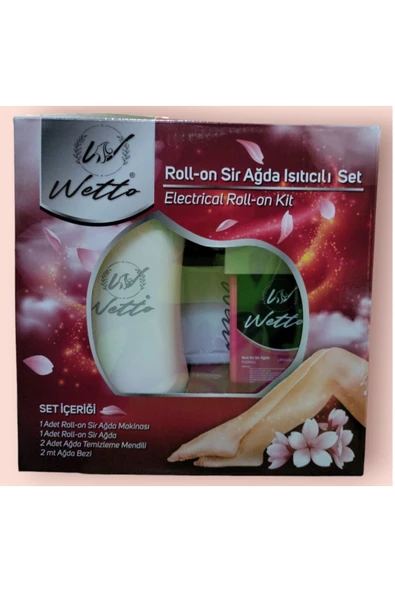 Wetto Sir Ağda Roll on Isıtıcı Set Kartuş Ağdalar İçin