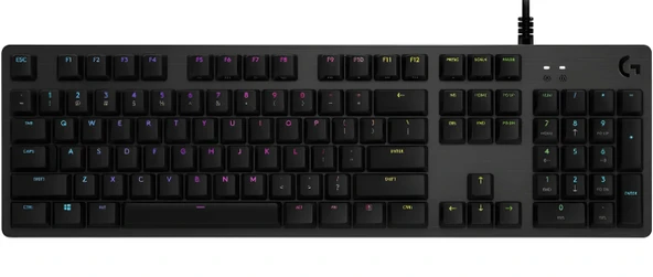 Logitech G G512 Carbon LIGHTSYNC RGB GX Brown Mekanik Oyun Klavyesi - Siyah