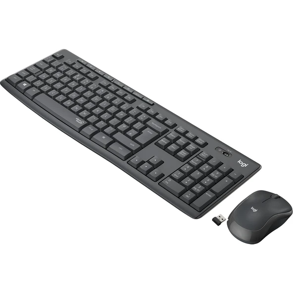LOGITECH MK295 KABLOSUZ KLAVYE MOUSE SET SIYAH (920-009804)