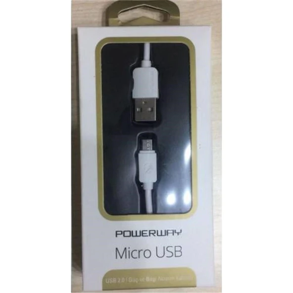 Powerway Sm03 2.A 1mt Usb Micro Şarj Kablo Kutulu Usb 2.0 Hızlı Şarj - 2