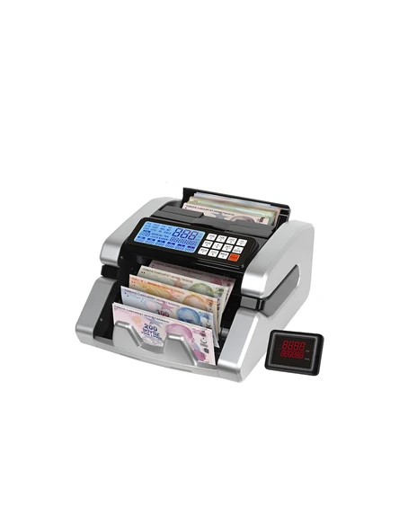 HesapliDepom AL-7000 TL Karışık Para Sayma Makinesi / Eur, Usd, Gbp Adet Sayımı