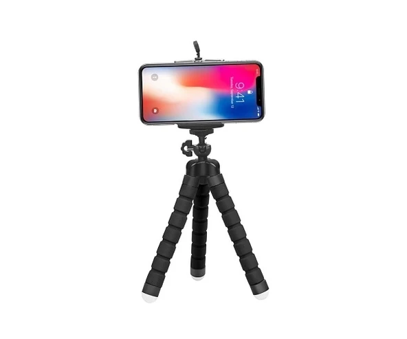 Concord TRP-1 Mini Tripod Telefon / Kamera Siyah ürün görseli