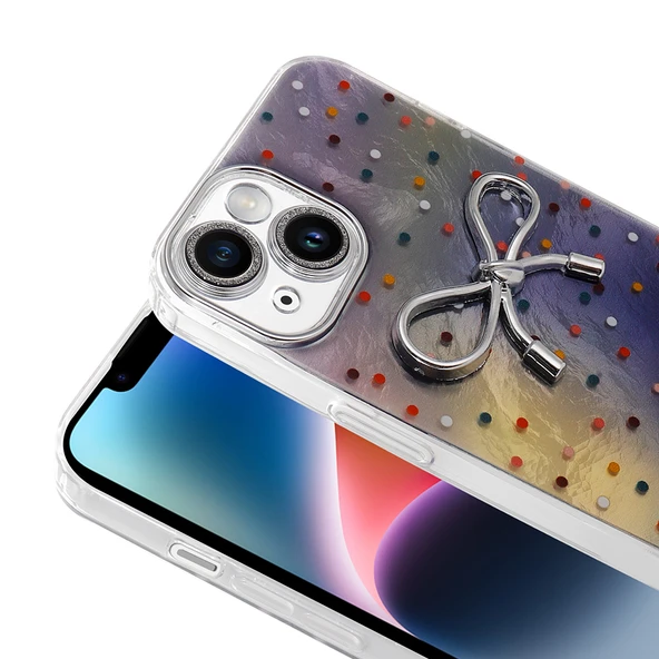 Apple iPhone 13 Kılıf Figürlü Kamera Korumalı Silikon Zr-Ponti