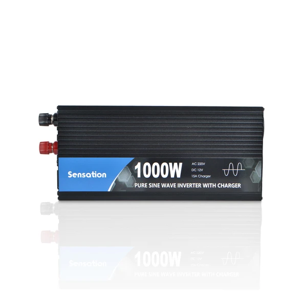 Sensation 1000W Watt 1 KW Tam Sinüs Şarjlı(15A) Ekranlı İnverter 12/220V Çevirici İnverter Dw Serisi - 2