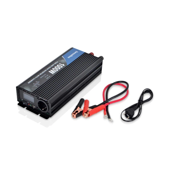 Sensation 1000W Watt 1 KW Tam Sinüs Şarjlı(15A) Ekranlı İnverter 12/220V Çevirici İnverter Dw Serisi