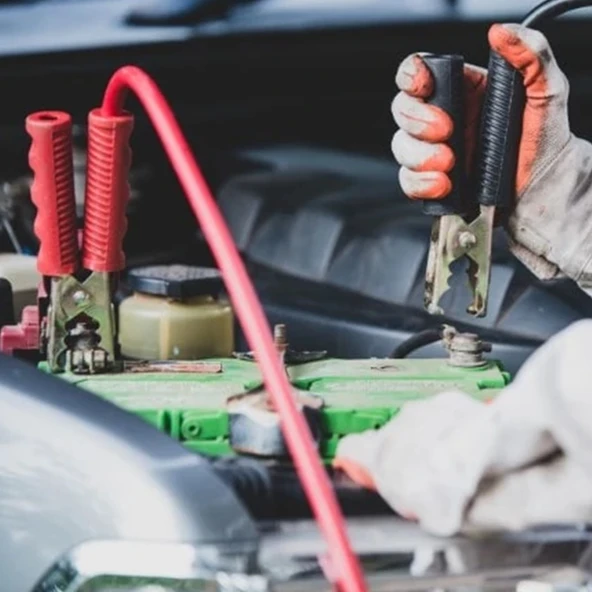 Akü Takviye Kablosu 2 Metre Araç Araba Otomobil Oto Akümülatör Sarj Şarj Kablo 900 Amper - Resim 5