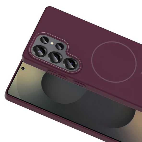 Samsung Galaxy S23 Ultra Kılıf Magsafe Şarj Özellikli Zr-Rubby ürün görseli 1