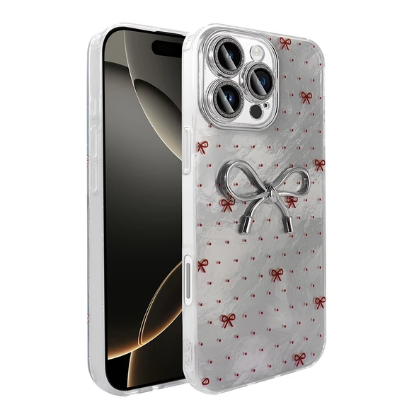 Apple iPhone 15 Pro Kılıf Figürlü Kamera Korumalı Silikon Zr-Ponti - Resim 2