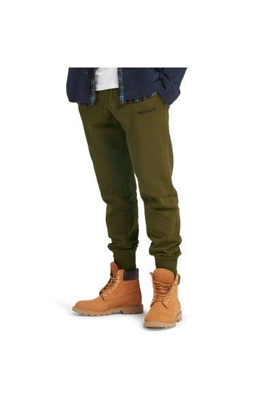 Timberland Small Logo Print Regular Erkek Haki Eşofman Altı - 2