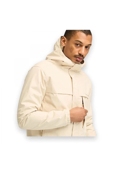 Timberland  Tb0A5 Water Resistant Shell Jacket Krem Unisex Ceket - 2