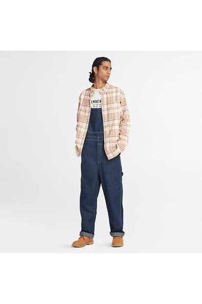 Timberland  Ls Heavy Flannel Check Shirt Regular - Argan Oil