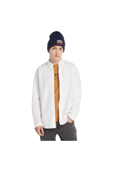 Timberland  Ls Oxford Roc Shirt (REGULAR) - White Yd