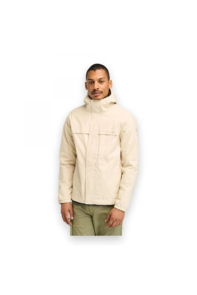 Timberland  Tb0A5 Water Resistant Shell Jacket Krem Unisex Ceket