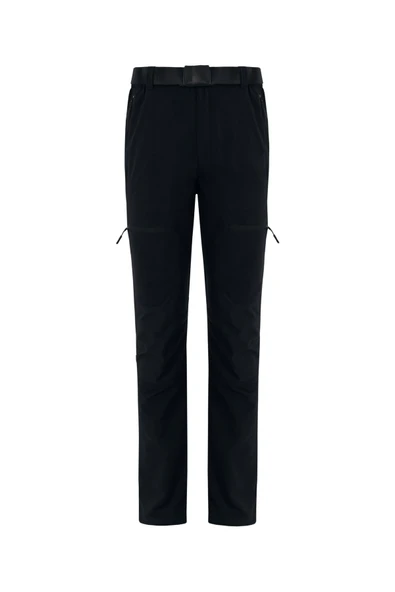 Luo Camp Air Dry Performans Erkek Outdoor Pantolon Su ve Rüzgar Geçirmez - Özel Dikiş+Kemer Hediyeli (Siyah) - 4