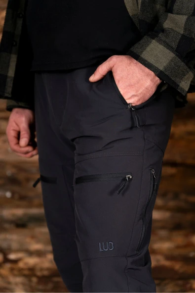 Luo Camp Air Class Erkek Outdoor Pantolon Su ve Rüzgar Geçirmez - Özel Dikiş - Kemer Hediyeli - 7