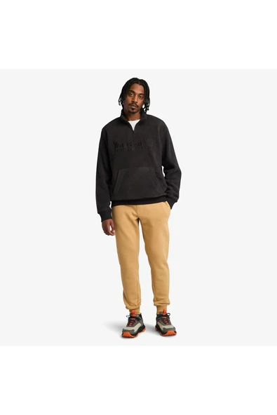 Timberland  Linear Logo 1/4 Polartec 200 Fleecez - Black - 3