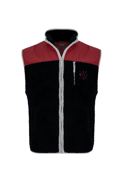 Luo Camp  Lifestyle Erkek Yelek - Navy/red