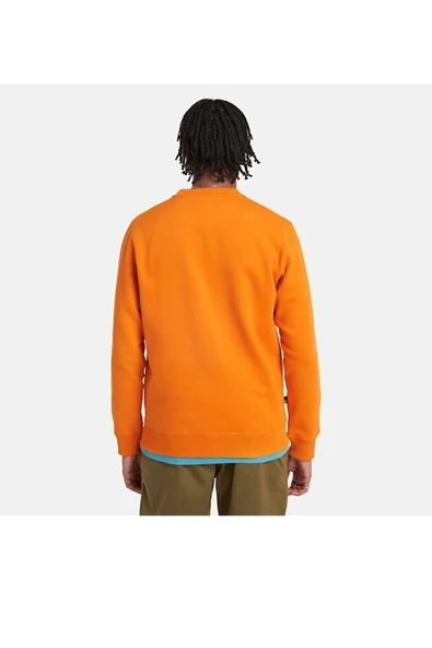 Timberland Logo İşlemeli Erkek Turuncu Sweatshirt - 6