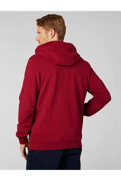 Helly Hansen  Erkek Bordo Logo Baskılı Sweatshirt - 3