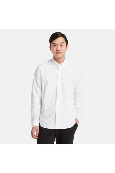 Timberland Oxford Shirt - White YD - 2