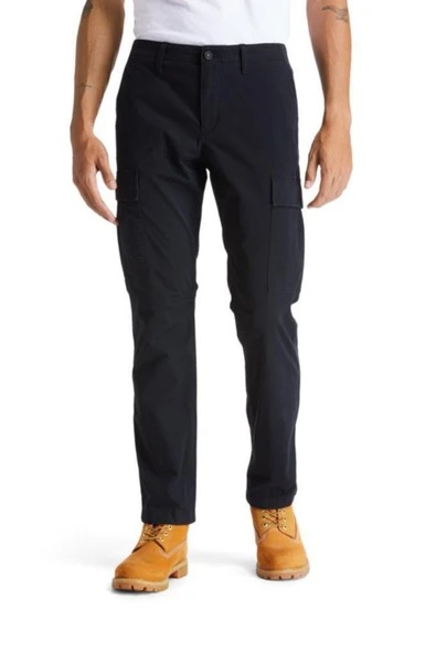 Timberland  Core Twill Cargo Erkek Pantolon Siyah