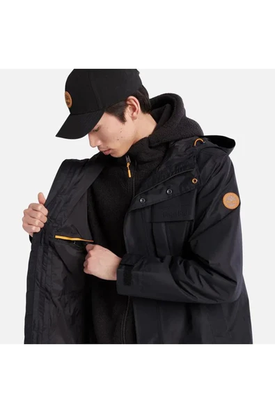 Timberland  Benton Waterproof 3in1 Erkek Siyah Kapüşonlu Mont - 4