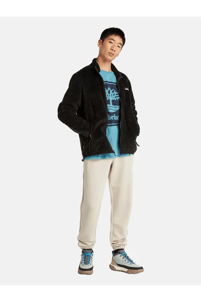 Timberland High Pile Fleece Jacket Erkek Siyah Mont Tb0a6jj10011 - 3