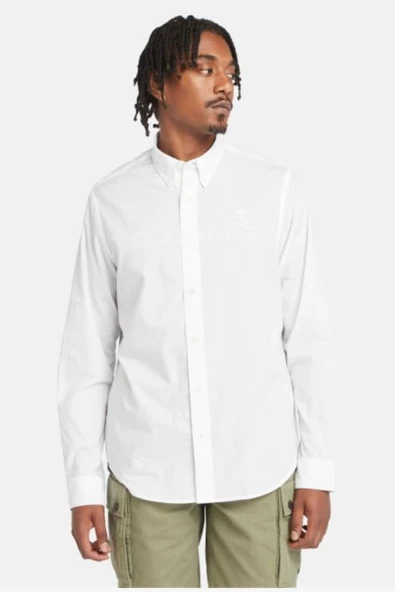 Timberland  Stretch Poplin Erkek Gömlek-TB0A6GRH1001
