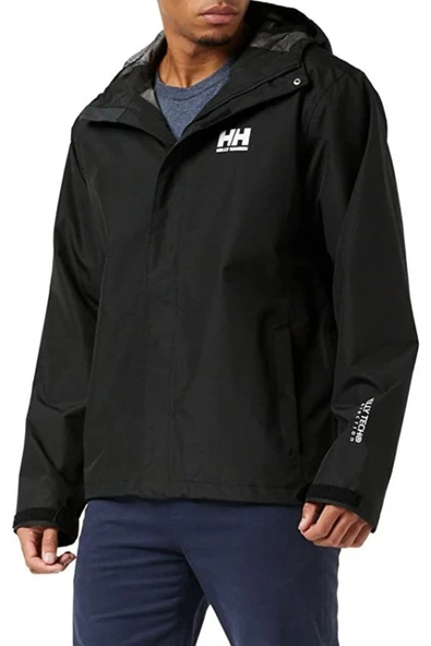Helly Hansen  Seven J Jacket Erkek Siyah Yağmurluk Hha62047-992