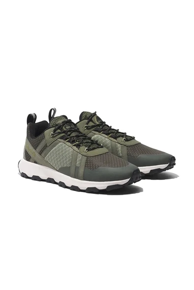 Timberland  Low Lace Up Sneaker Erkek Günlük Ayakkabı TB0A6B3HEQ61 Haki - 3