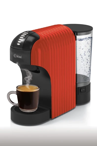 Kiwi Kcm-7597 Multikapsül Kahve Makinesi Kırmızı Nespresso / Tchibo / Toz Kahve ile Uyumlu - 2