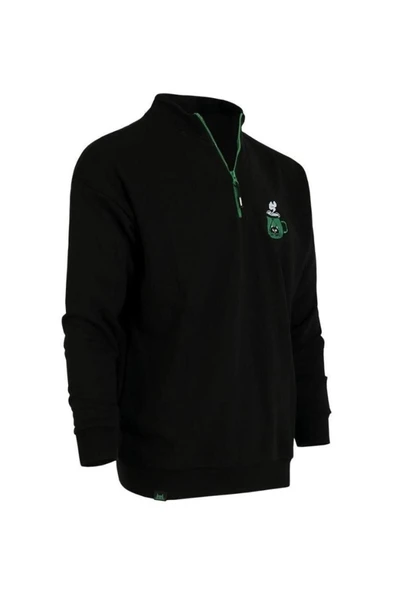 Luo Camp  Sweatshirt 01 - Black Erkek Eşofman Üst - 2