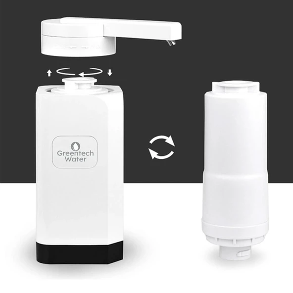 Greentech Water Tezgah Üstü Musluk Ucu Arıtıcı Kartuşu / GW-C07 - 4