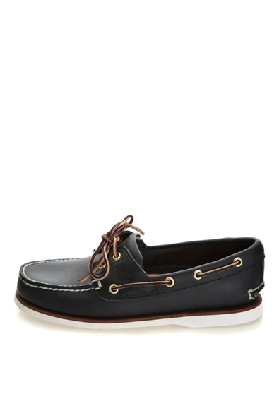 Timberland  Klasik Erkek Tekne Ayakkabısı - Lacivert - 2