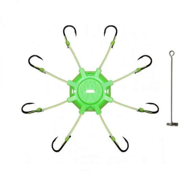 EFFE 8 İğneli Yemlik Sazan Hazır Olta Takımı HG3514