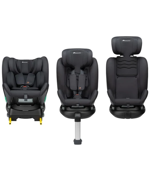 Bebeconfort Atlas 360 i-Size Derece Dönebilen Yatabilen İsofix'li 0-36 Kg Oto Koltuğu Mineral Black - 10