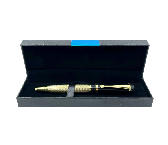 Premium Metal Roller Altın Rengi-Siyah Tükenmez Kalem - 4