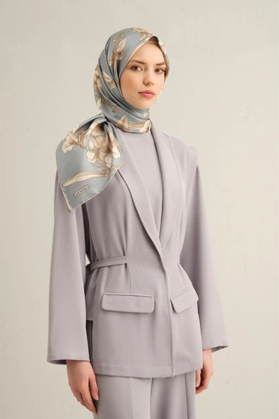 Armine E25YA9324D02 09 Dj Saf İpek Eşarp 9324D (T) - 2