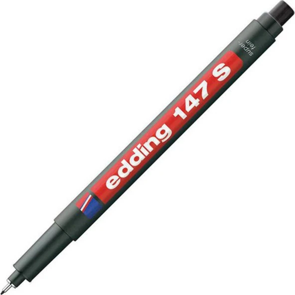 Edding Asetat Kalemi Siyah-S 147-01 (1 adet)