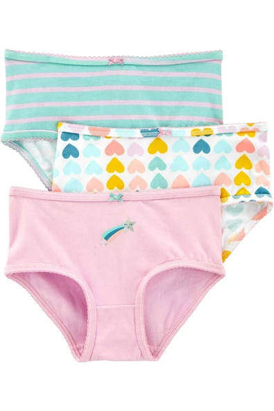 Carters Kız Çocuk Külot Set 3J281810R - 2